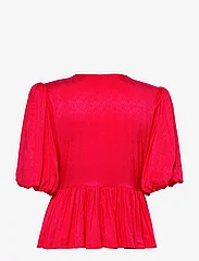 Custommade - Diya - blouses korte mouwen - 213 hibiscus red - 1