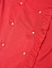 Custommade - Diya - blouses korte mouwen - 213 hibiscus red - 2