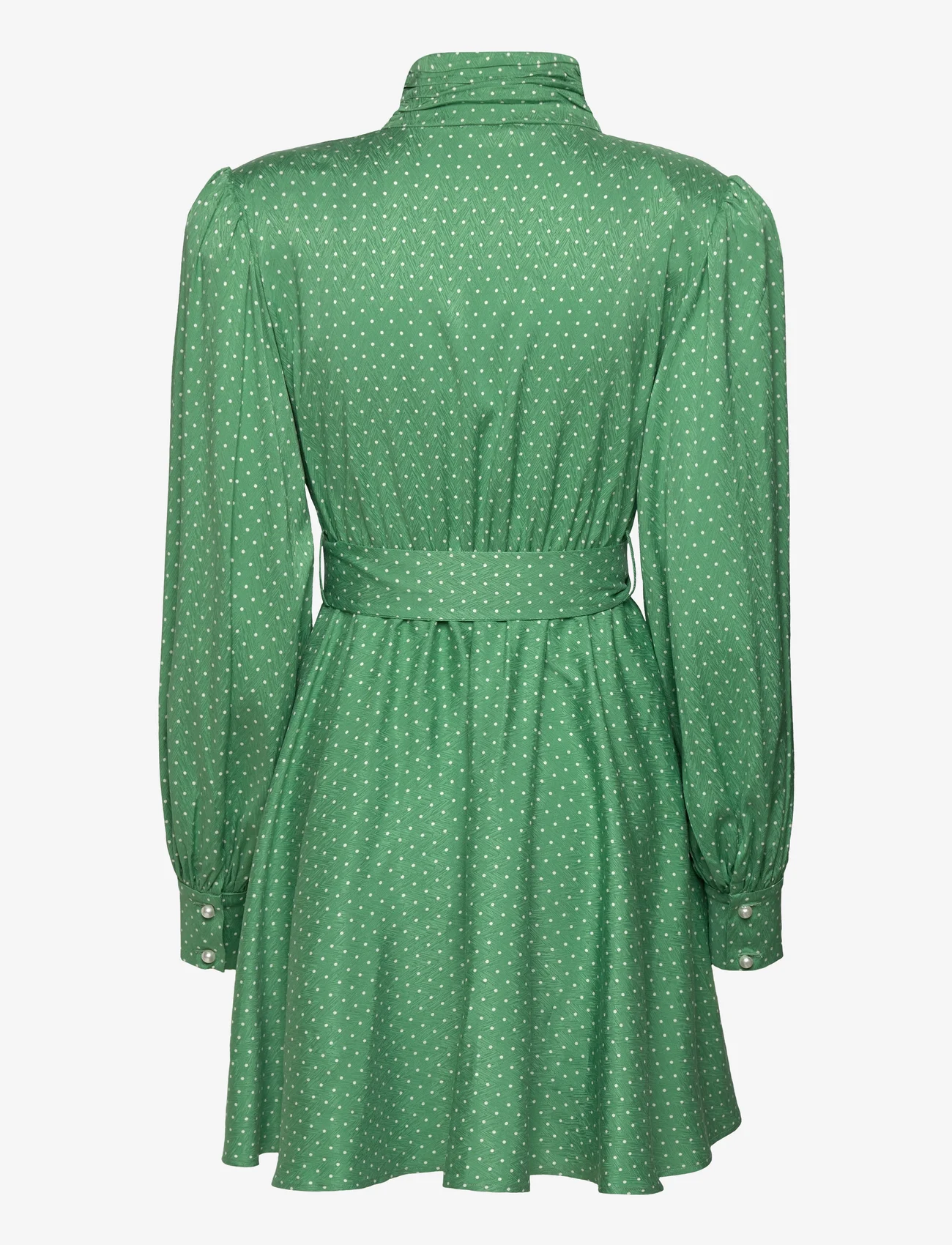 Custommade - Linnea - korta klänningar - 330 deep grass green - 1