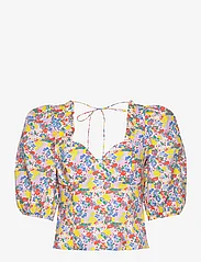 Custommade - Denia - short-sleeved blouses - 900 multicolour - 0