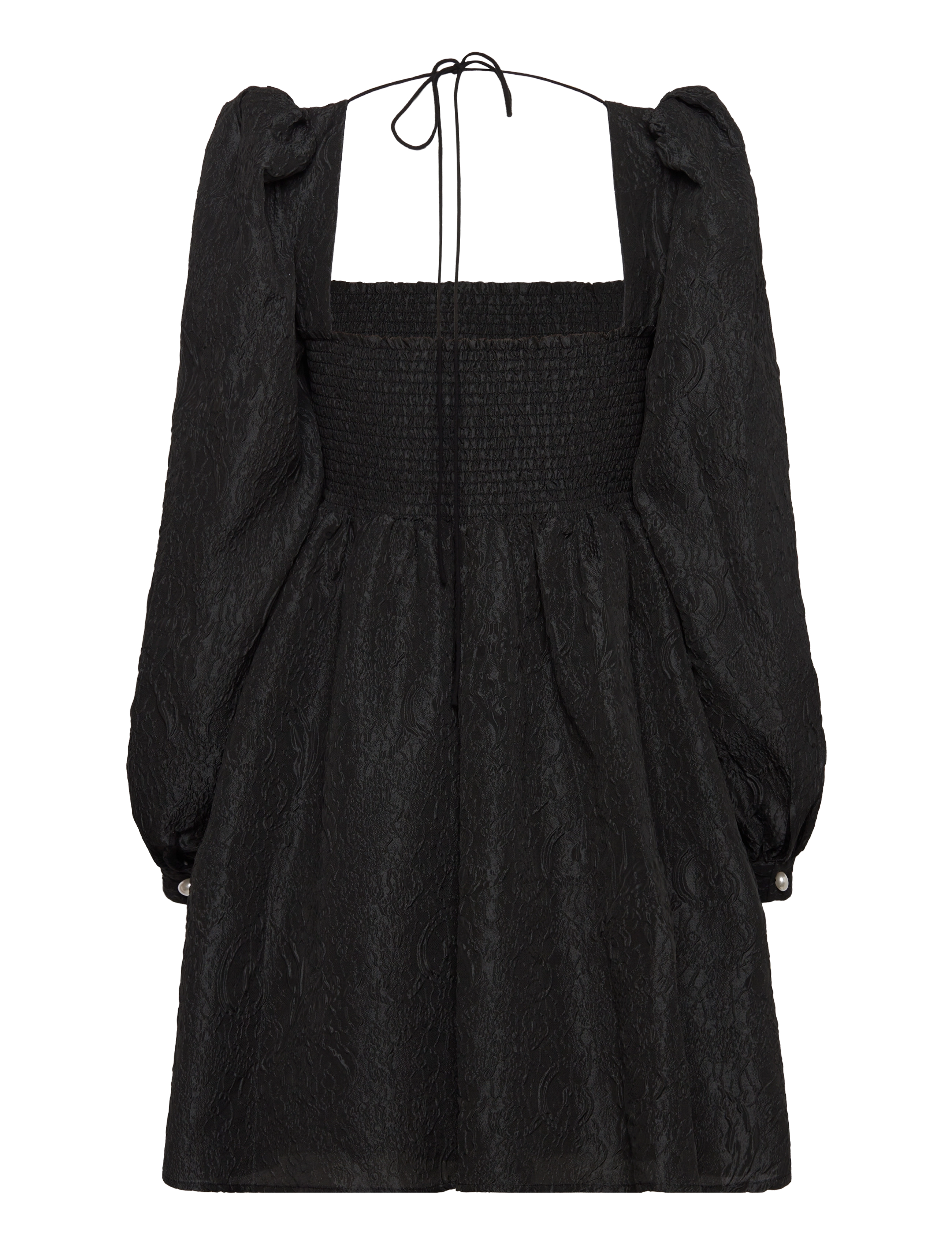 Custommade - Jenny - festklänningar - 999 anthracite black - 2