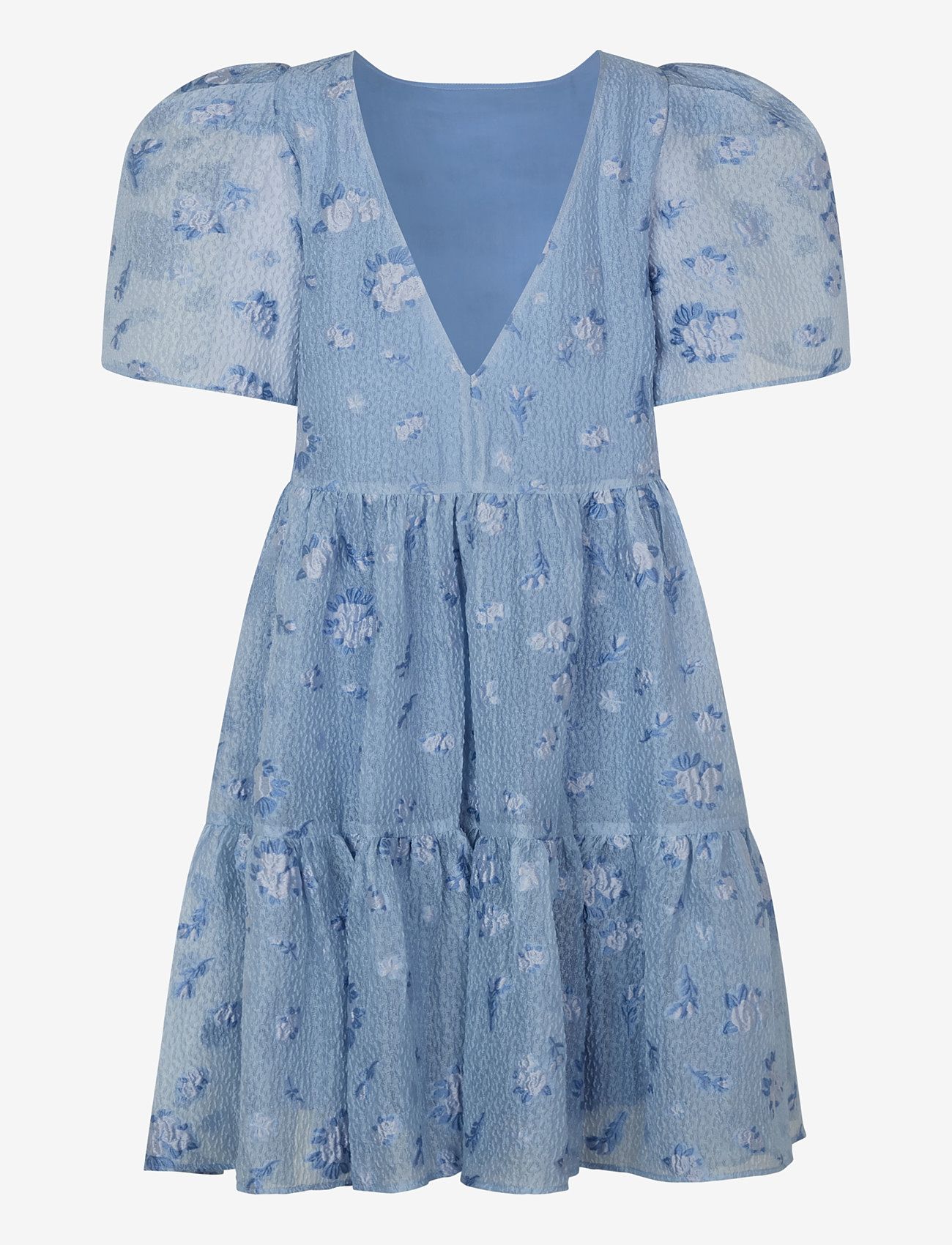 Custommade - Jamina - sommerkjoler - 414 dusty blue - 1