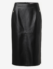 Custommade - Rubina - nederdele i læder - anthracite black - 0