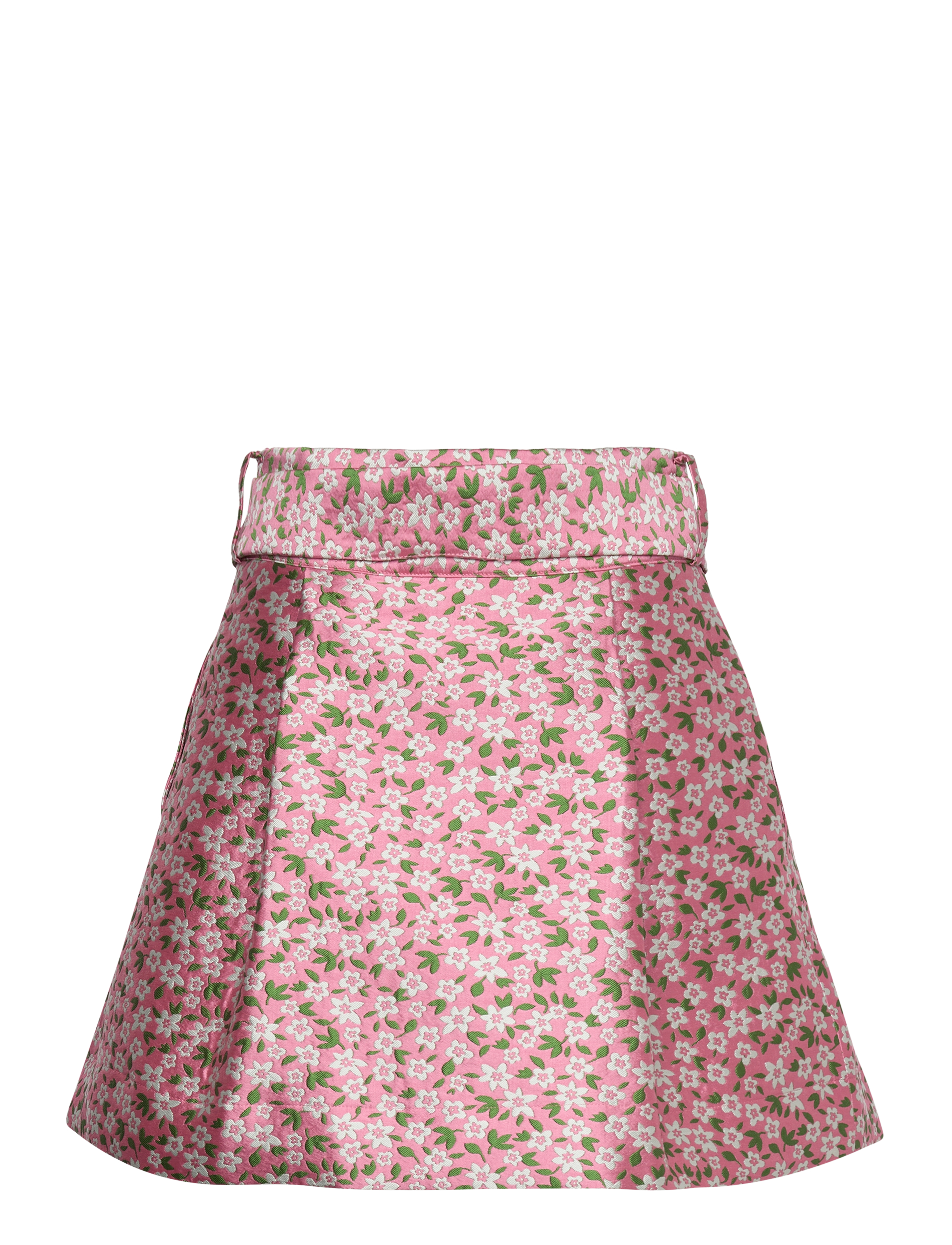 Custommade - Rosabel Jacquard - kurze röcke - 157 sea pink - 2