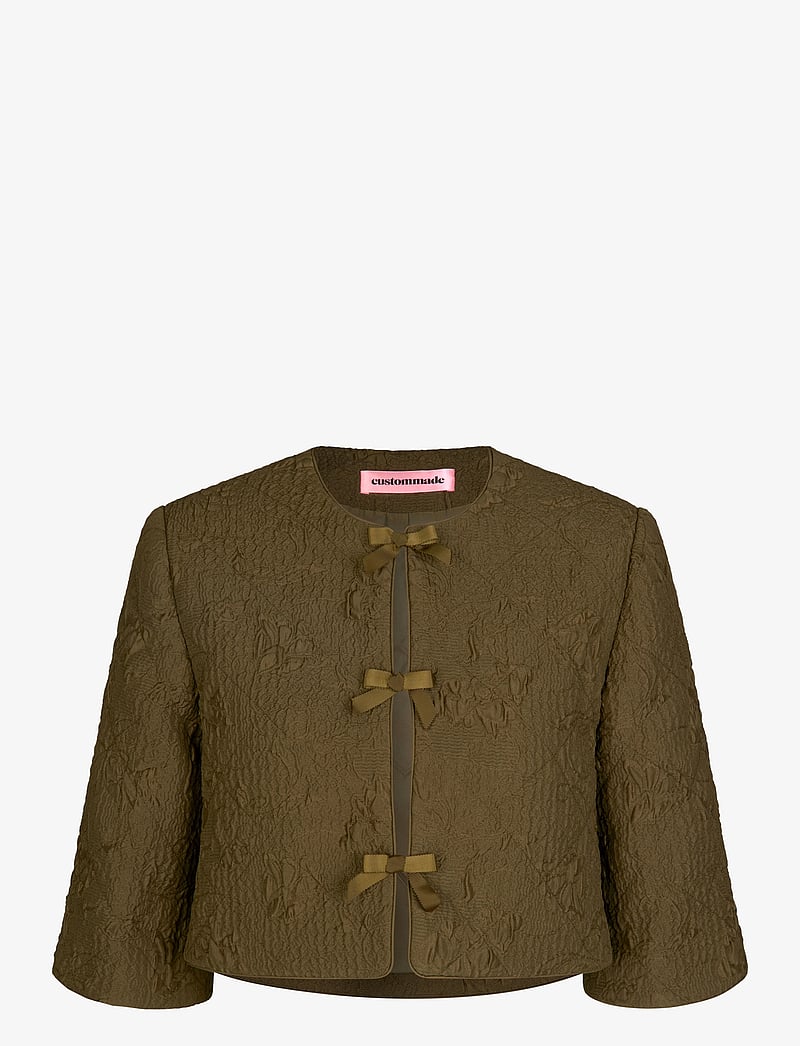 Custommade - Gabryella - vårjackor - 300 dark olive - 1