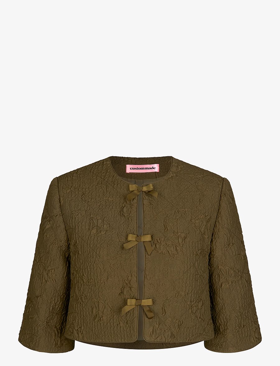 Custommade - Gabryella - forårsjakker - 300 dark olive - 1