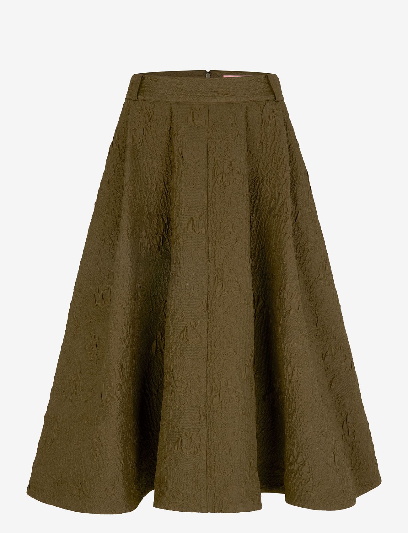 Custommade - Rosenna - midi skirts - 300 dark olive - 1