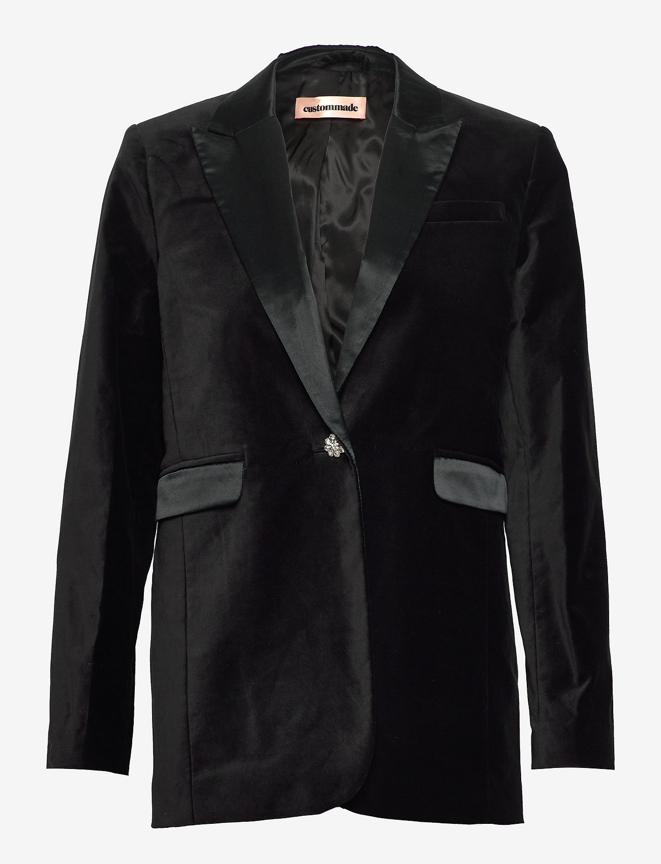 Custommade - Fanilou Velvet - anthracite black - 1