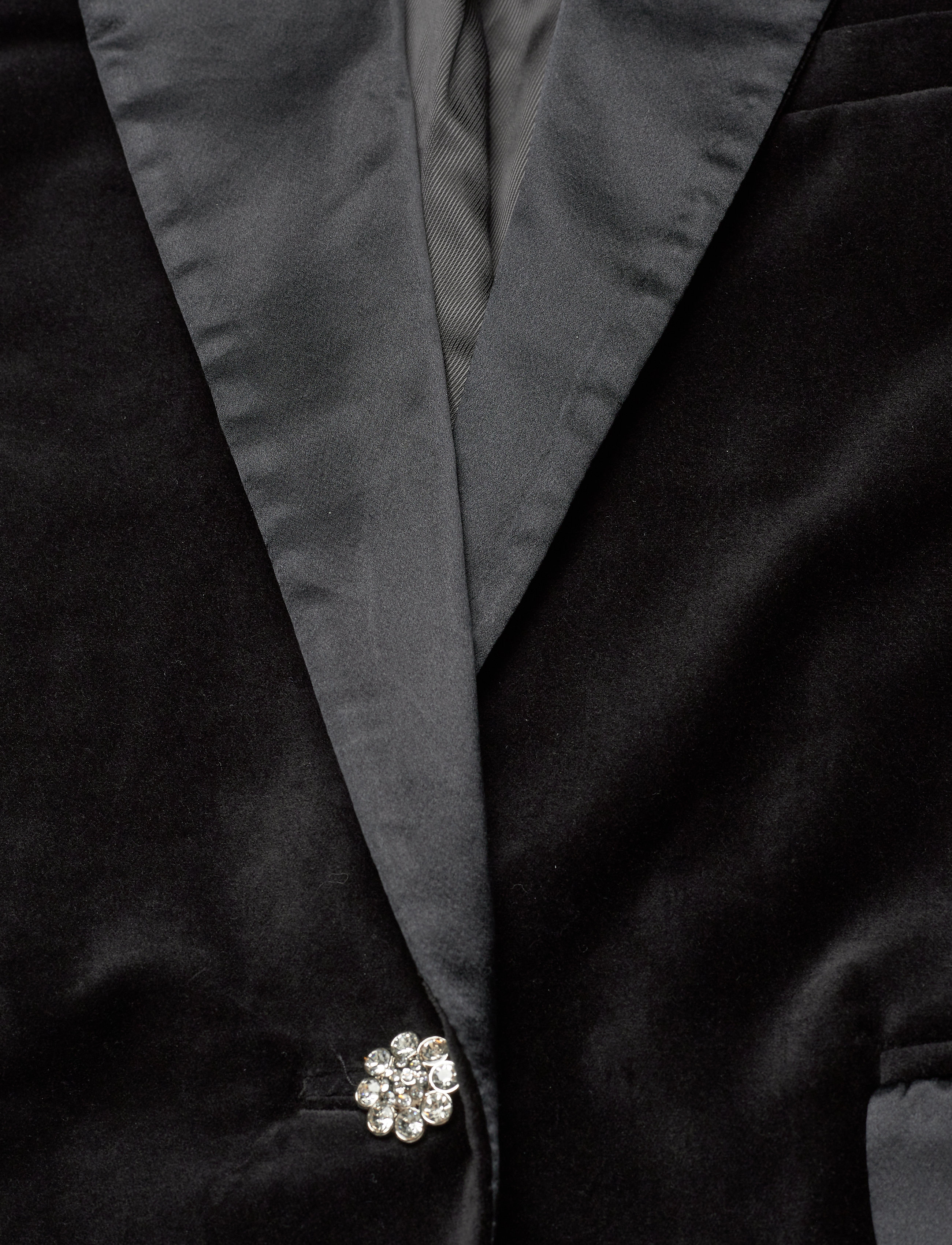Custommade - Fanilou Velvet - anthracite black - 3