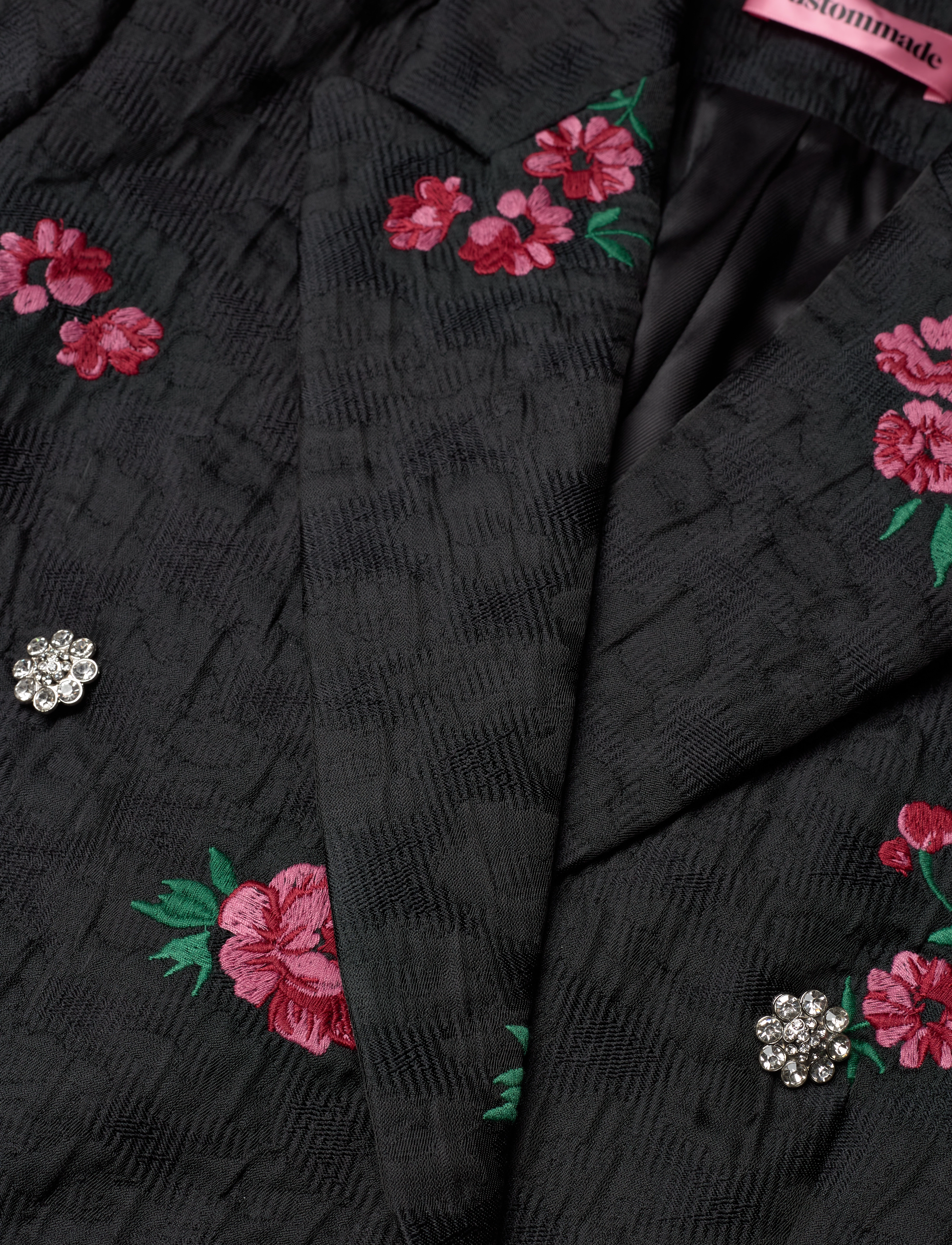 Custommade - Firdos Flower - 999 anthracite black - 3