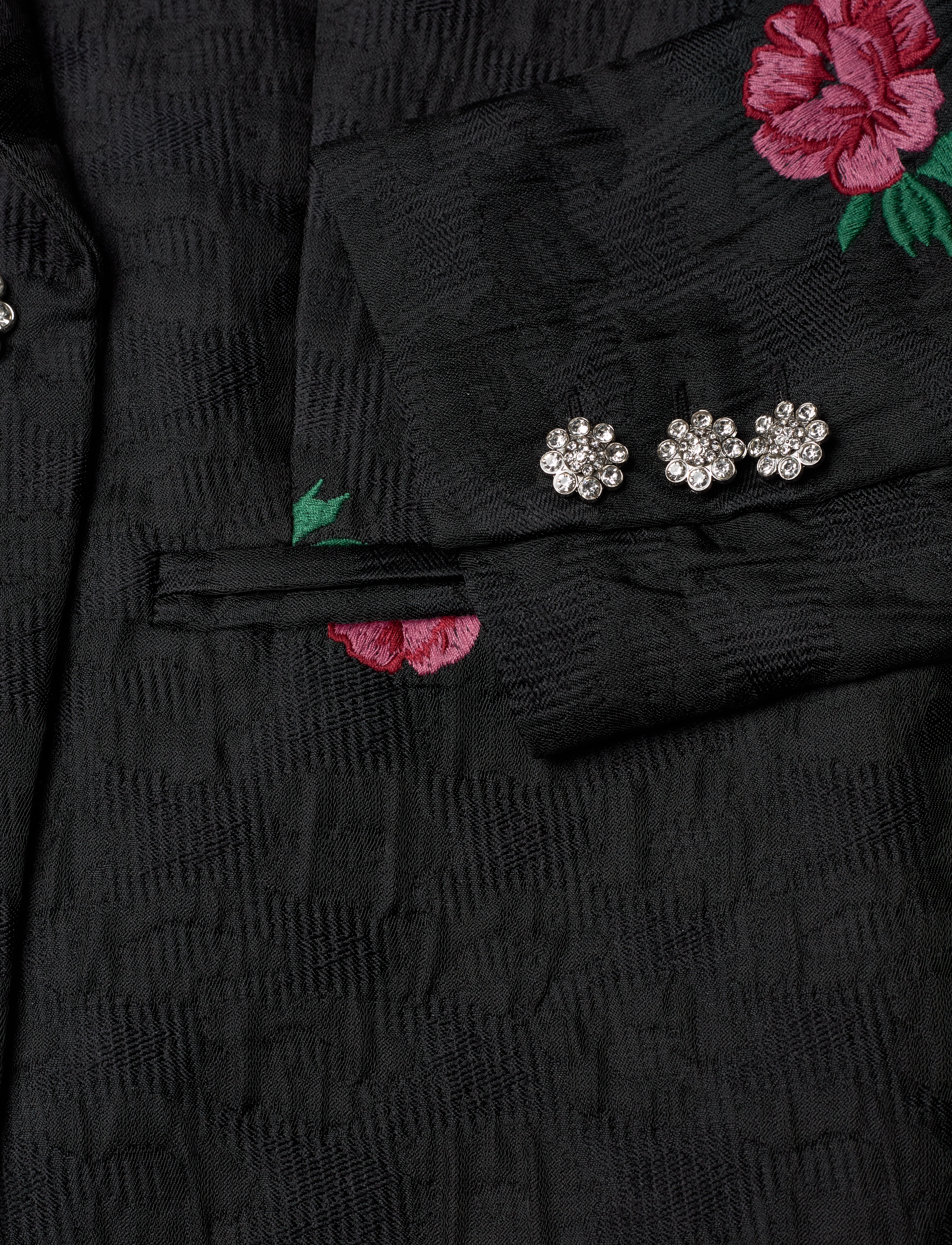 Custommade - Firdos Flower - 999 anthracite black - 4