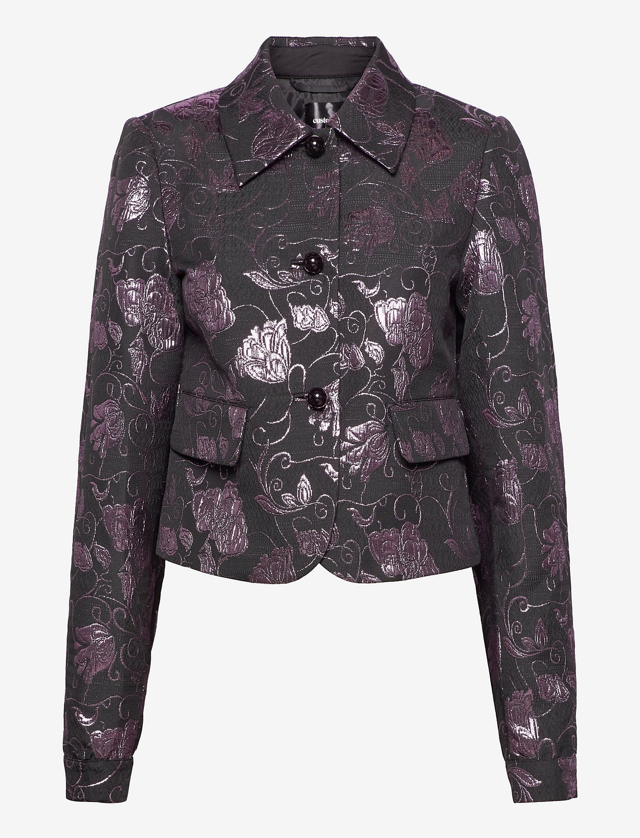 Custommade - Fianna BY NBS - cropped-blazer - 999 anthracite black - 0