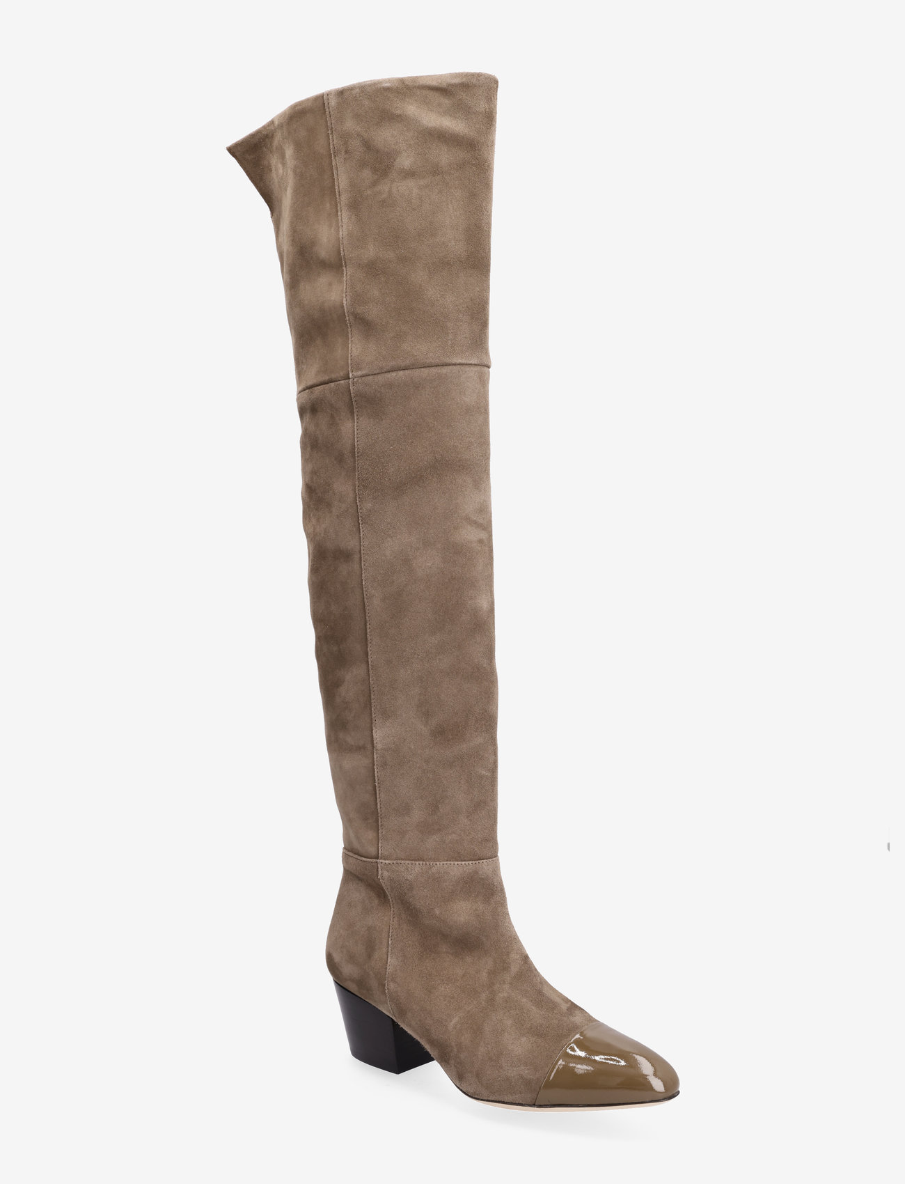 Custommade - Adonna - langskaftede støvler - 309 army green - 1