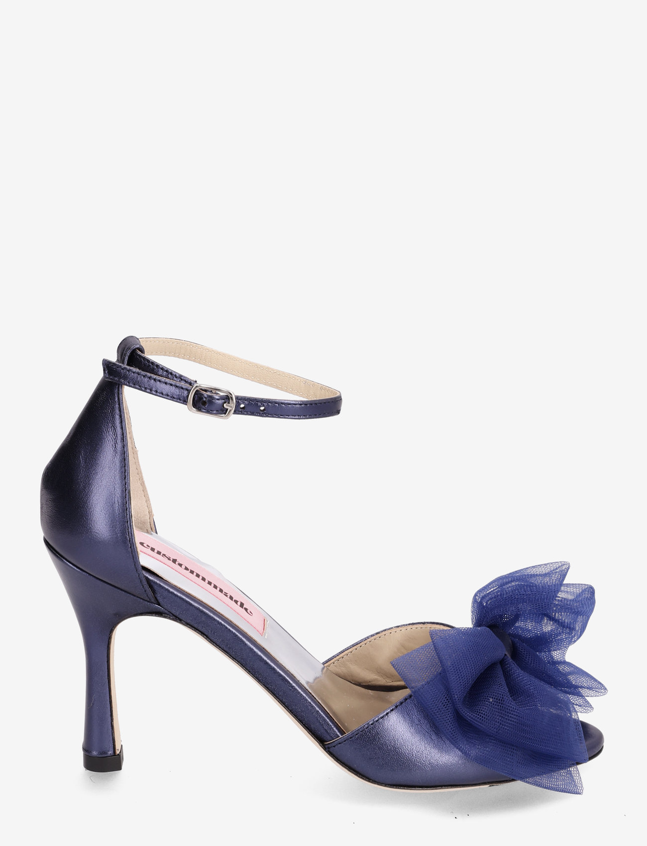 Custommade - Ashley Metallic Bow - sandaler med hæl - 476 outer space blue - 1