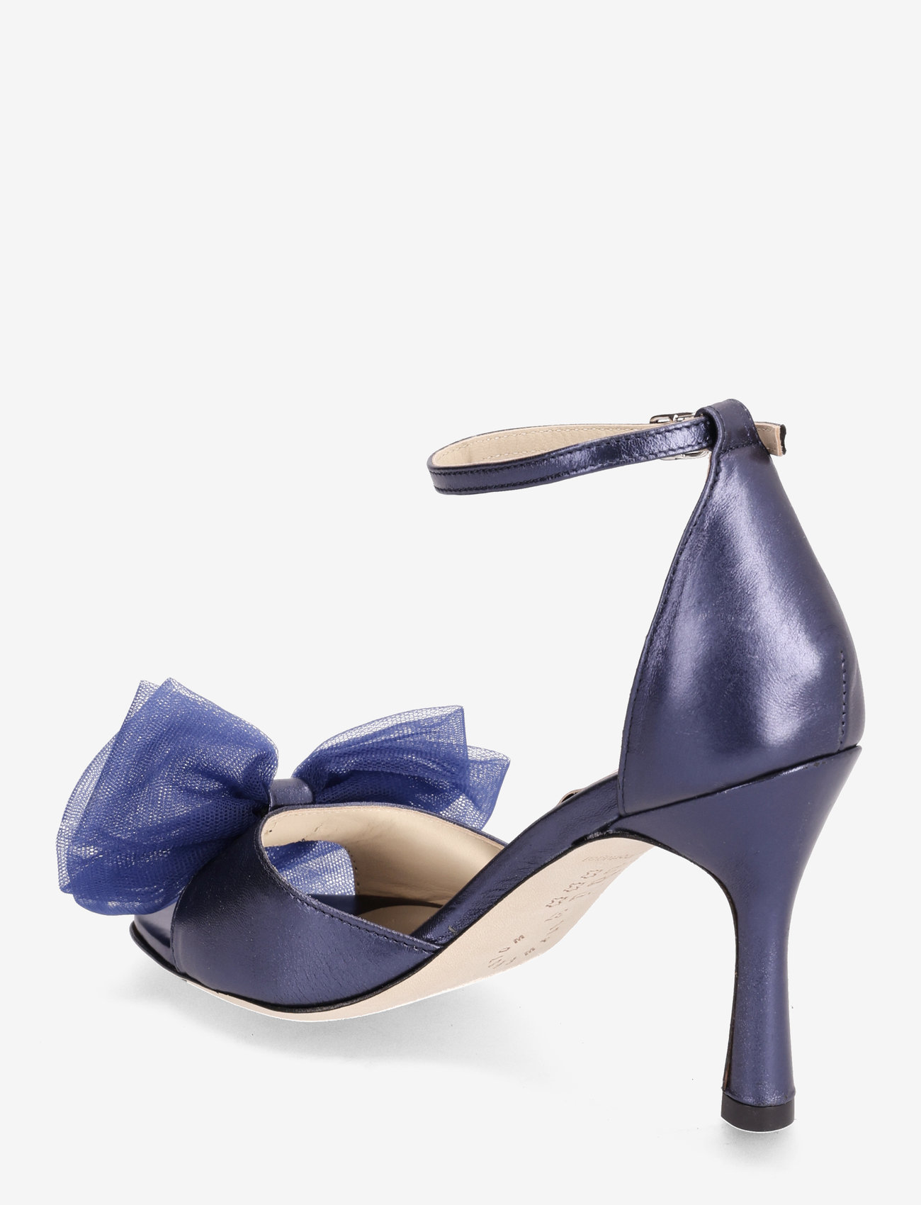 Custommade - Ashley Metallic Bow - sandaler med hæl - 476 outer space blue - 2