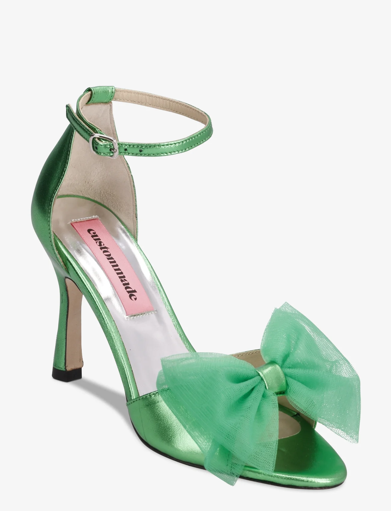 Custommade - Ashley Metallic Bow - party wear at outlet prices - metallic green - 0