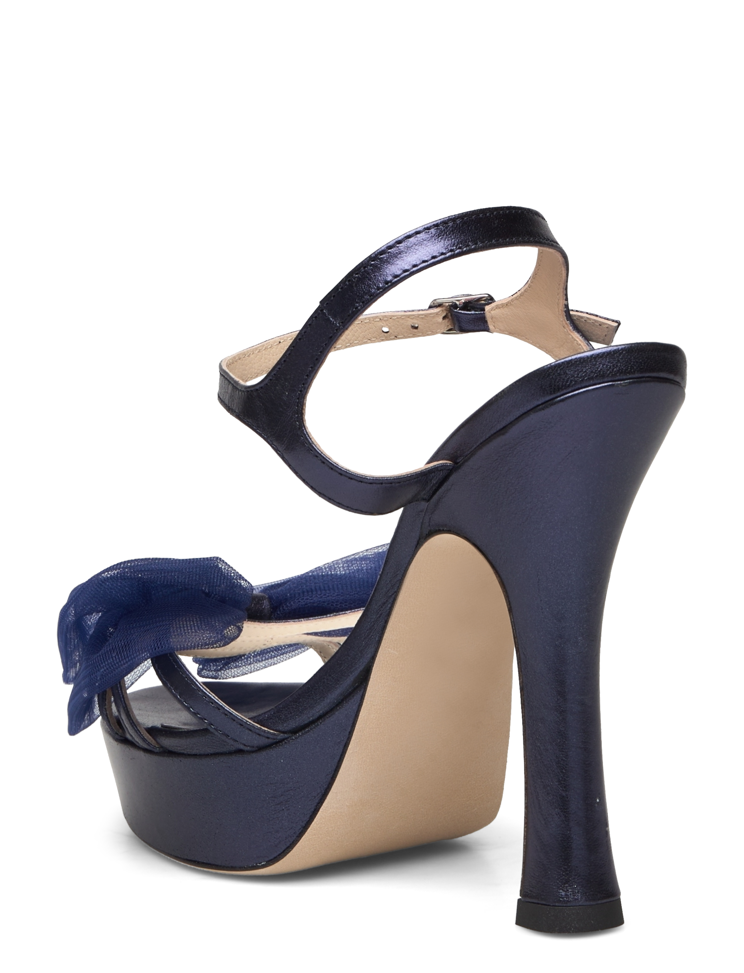 Custommade - Arlina Metallic Bow - party wear at outlet prices - 476 outer space blue - 3