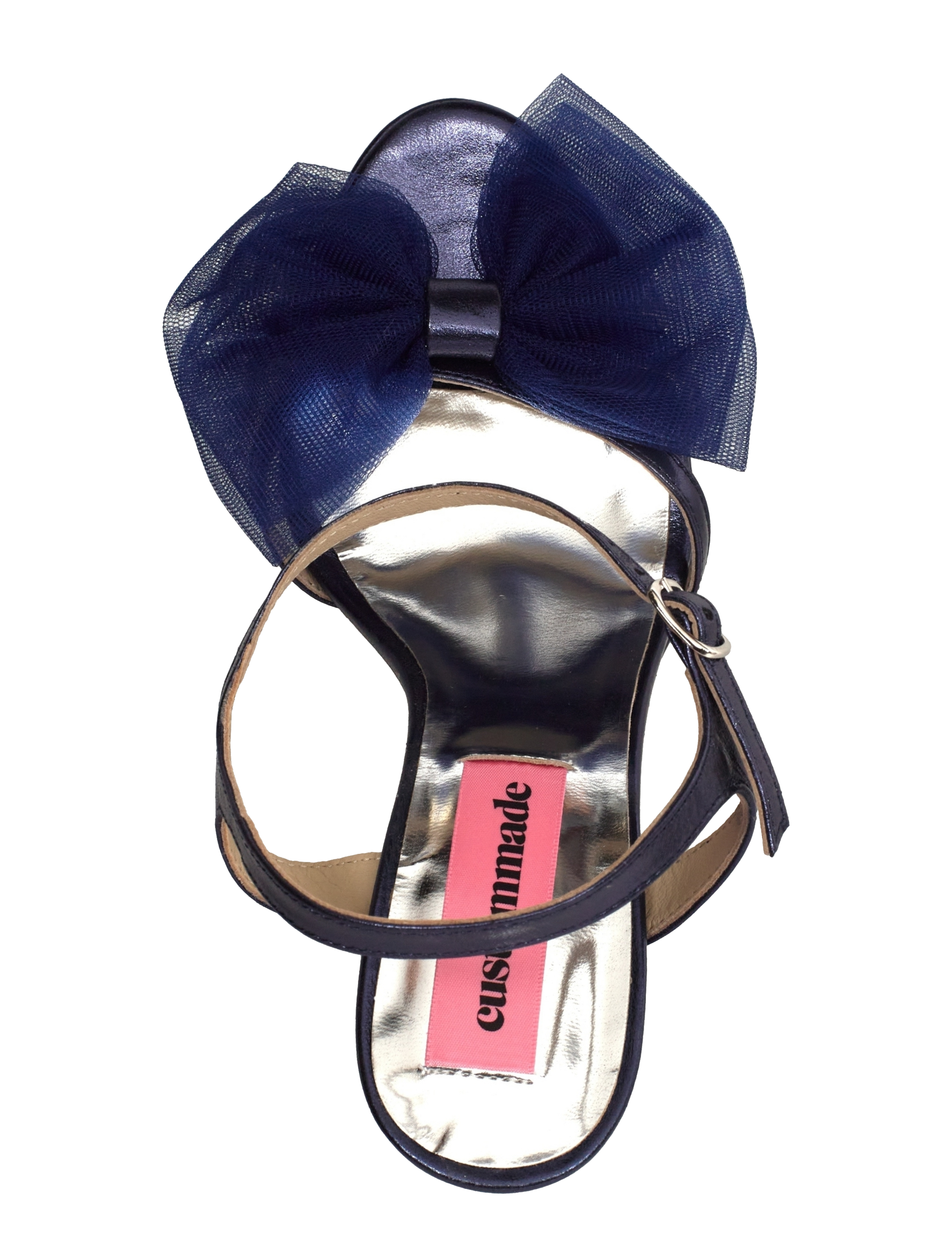 Custommade - Arlina Metallic Bow - party wear at outlet prices - 476 outer space blue - 4