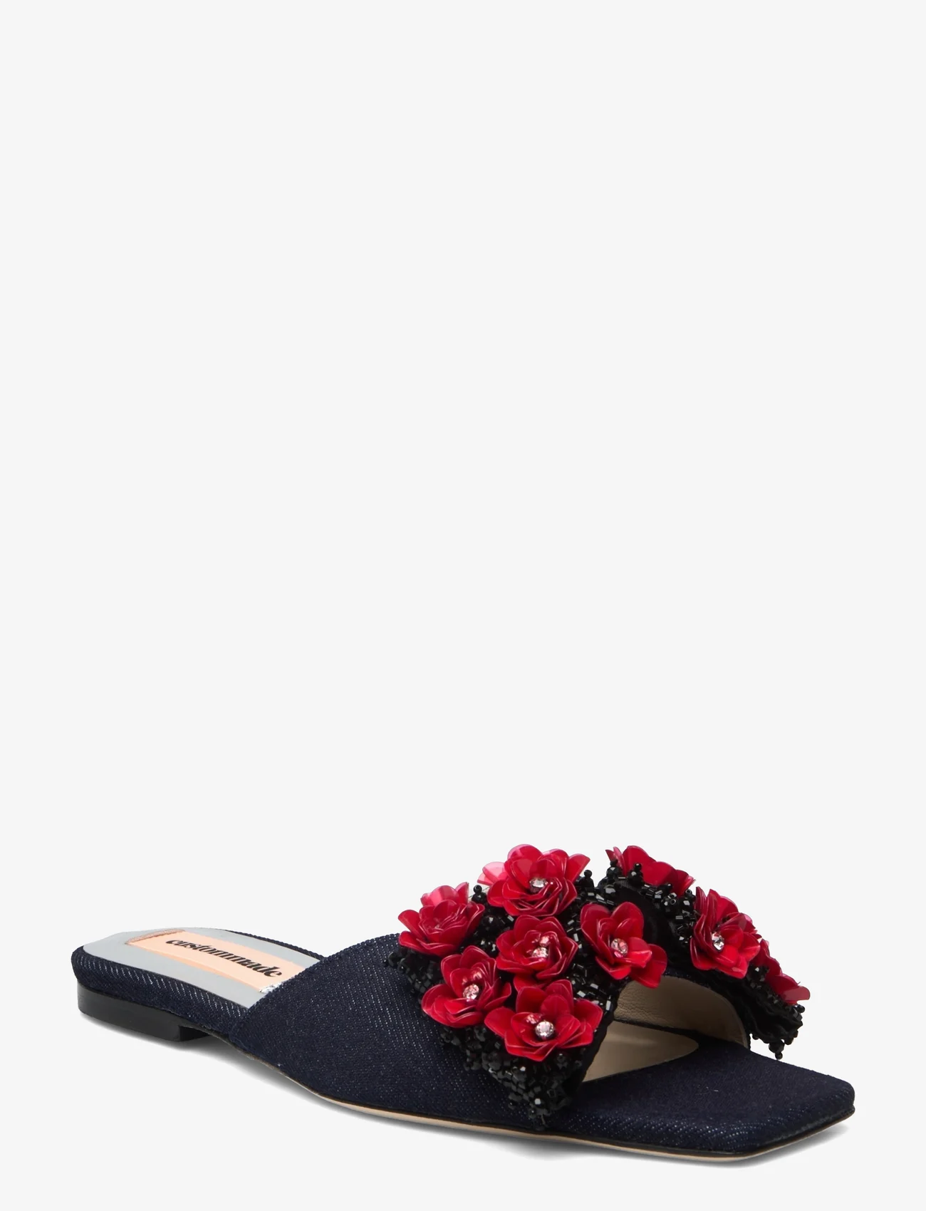 Custommade - Mella Denim - platta sandaler - 441 dark blue - 0
