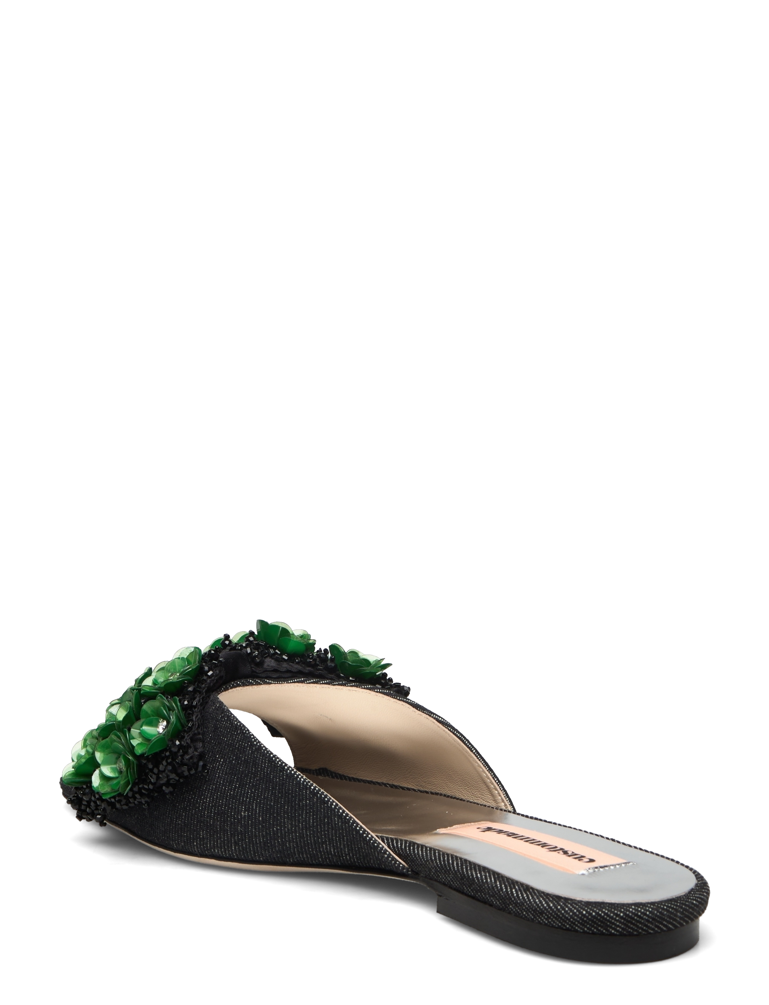 Custommade - Mella Denim - flache sandalen - 935 gull grey - 2