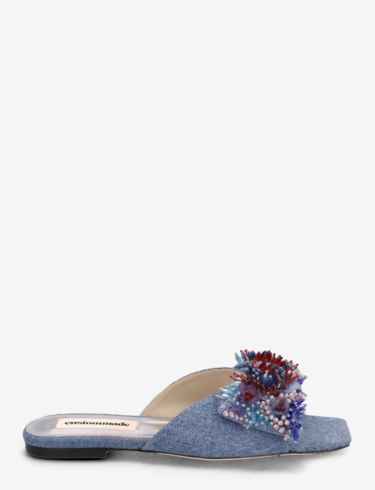 Custommade - Mella Rainbow Bow - zempapēžu sandales - 401 kentucky blue - 1