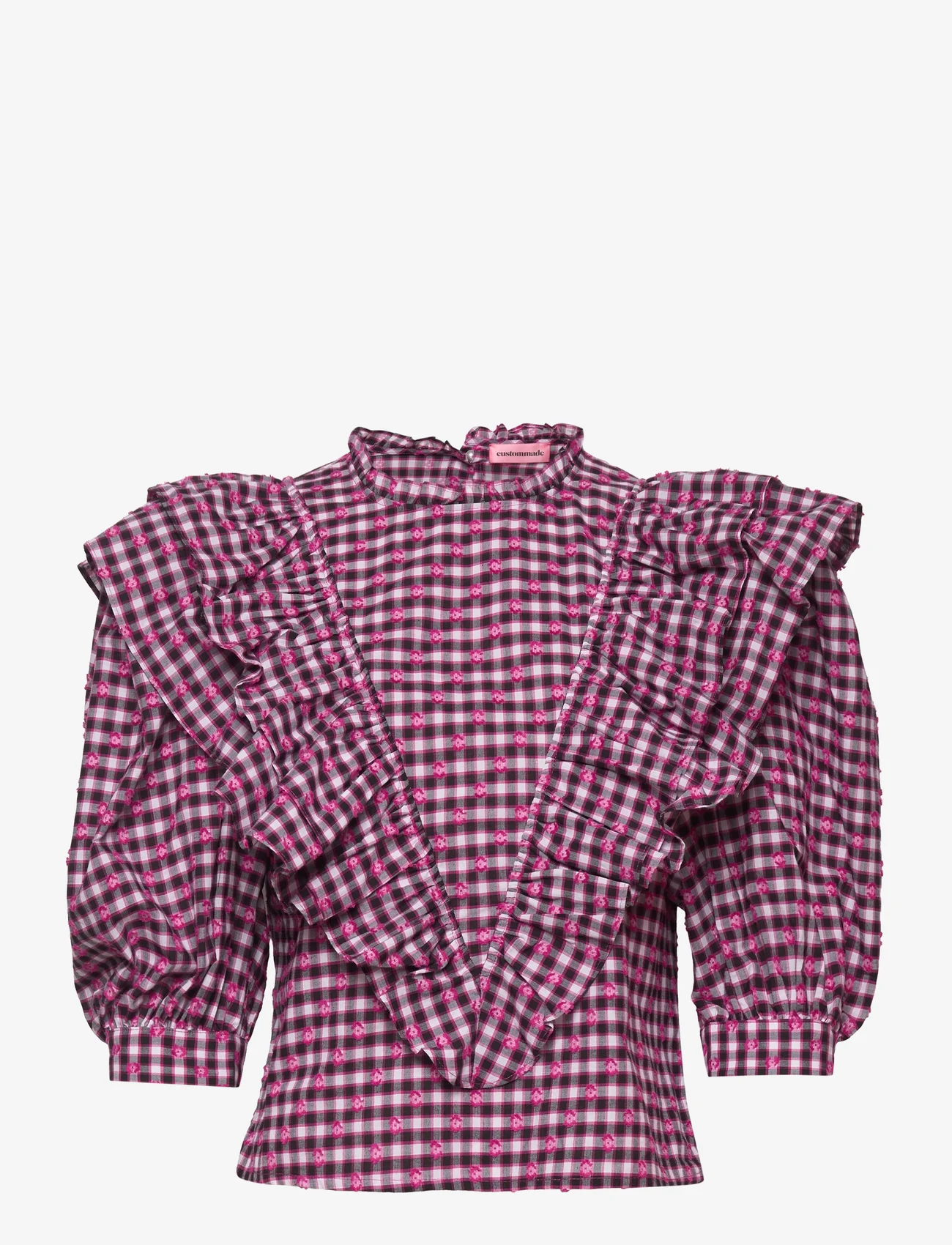 Custommade - Diga - long-sleeved blouses - 269 festival fuchsia - 0