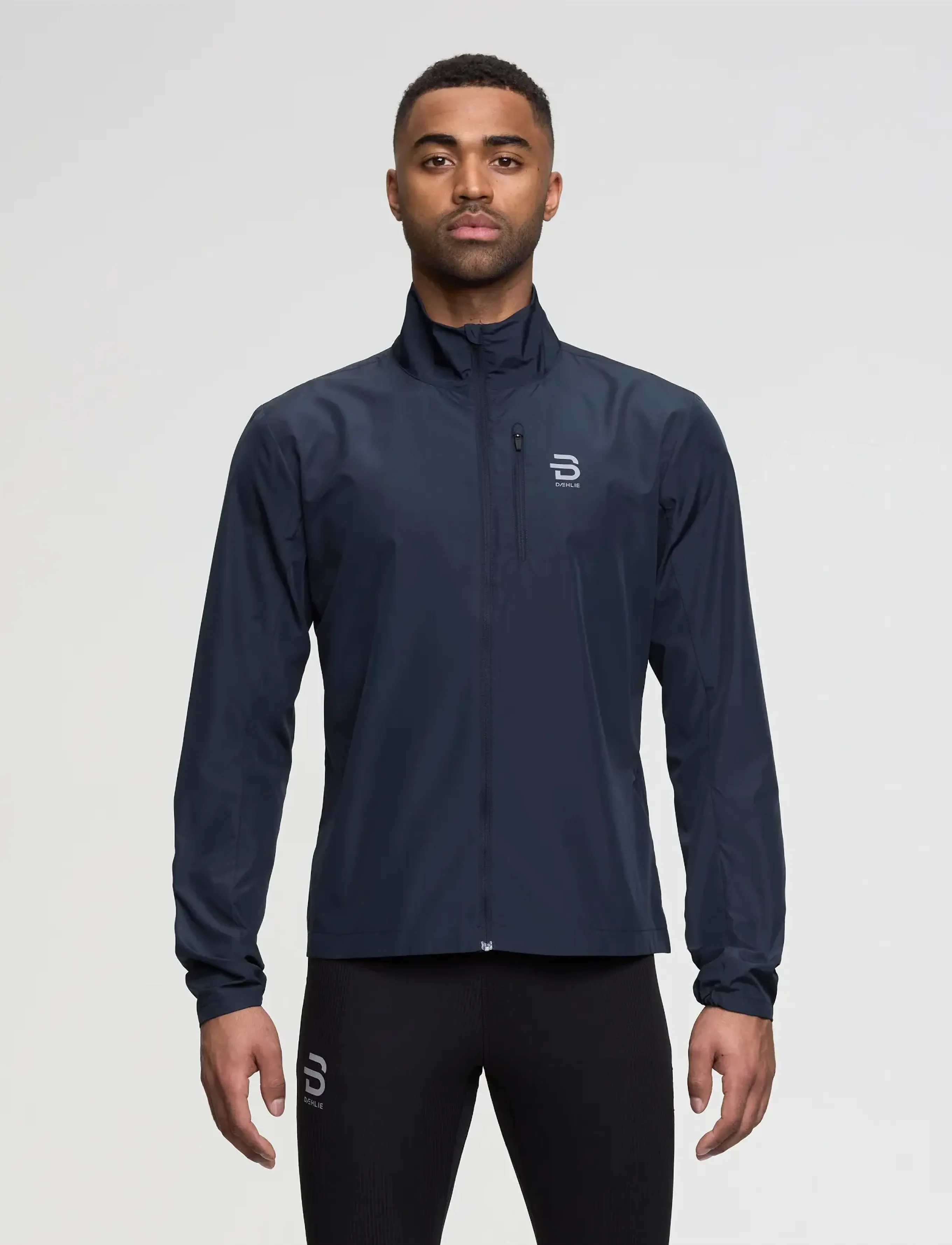 Daehlie Jacket Tempo, S, Blue, Sport Jackets > Sport Training Jackets, Herre