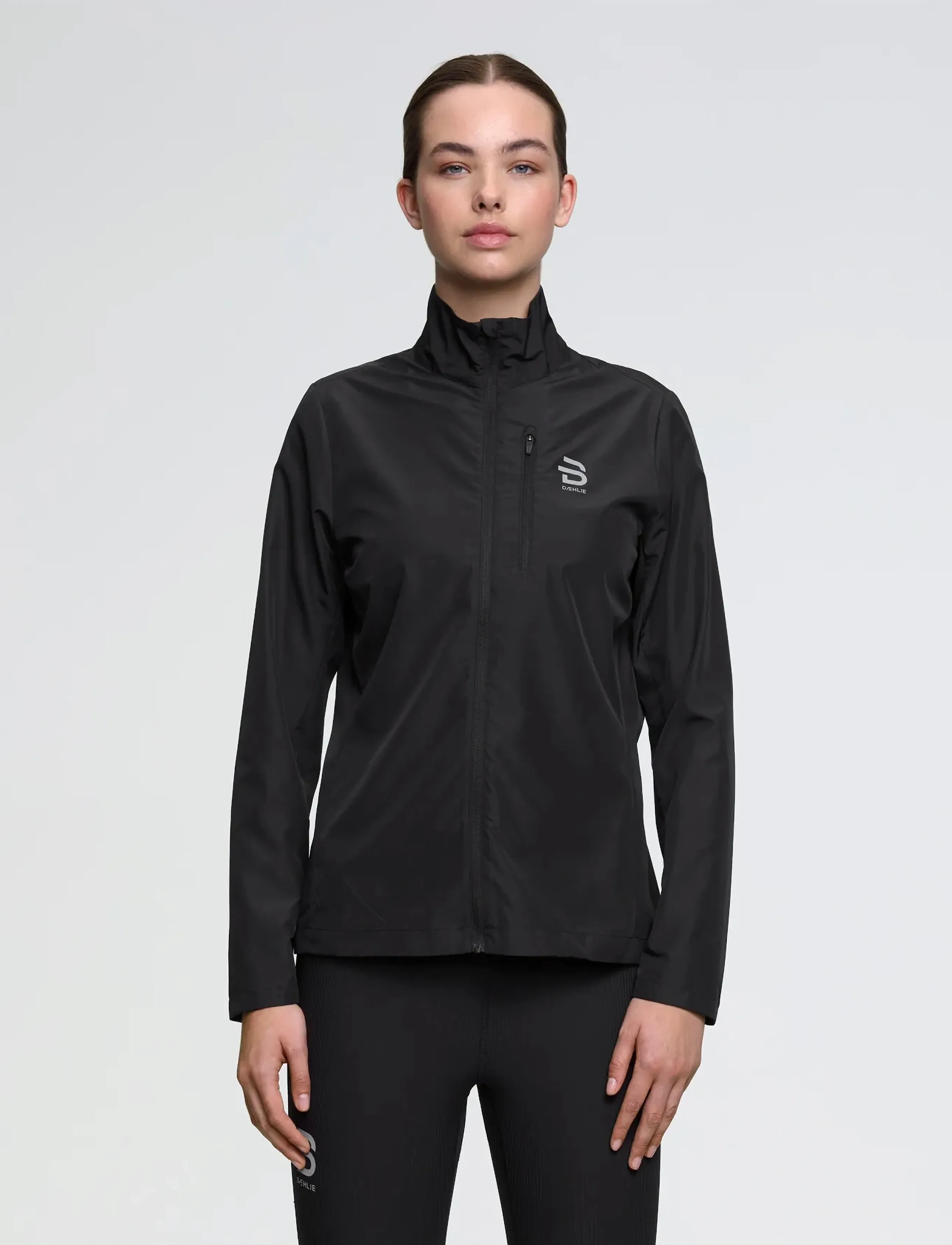 Daehlie Jacket Tempo Wmn, M, Black, Sport Jackets > Sport Training Jackets, Dame