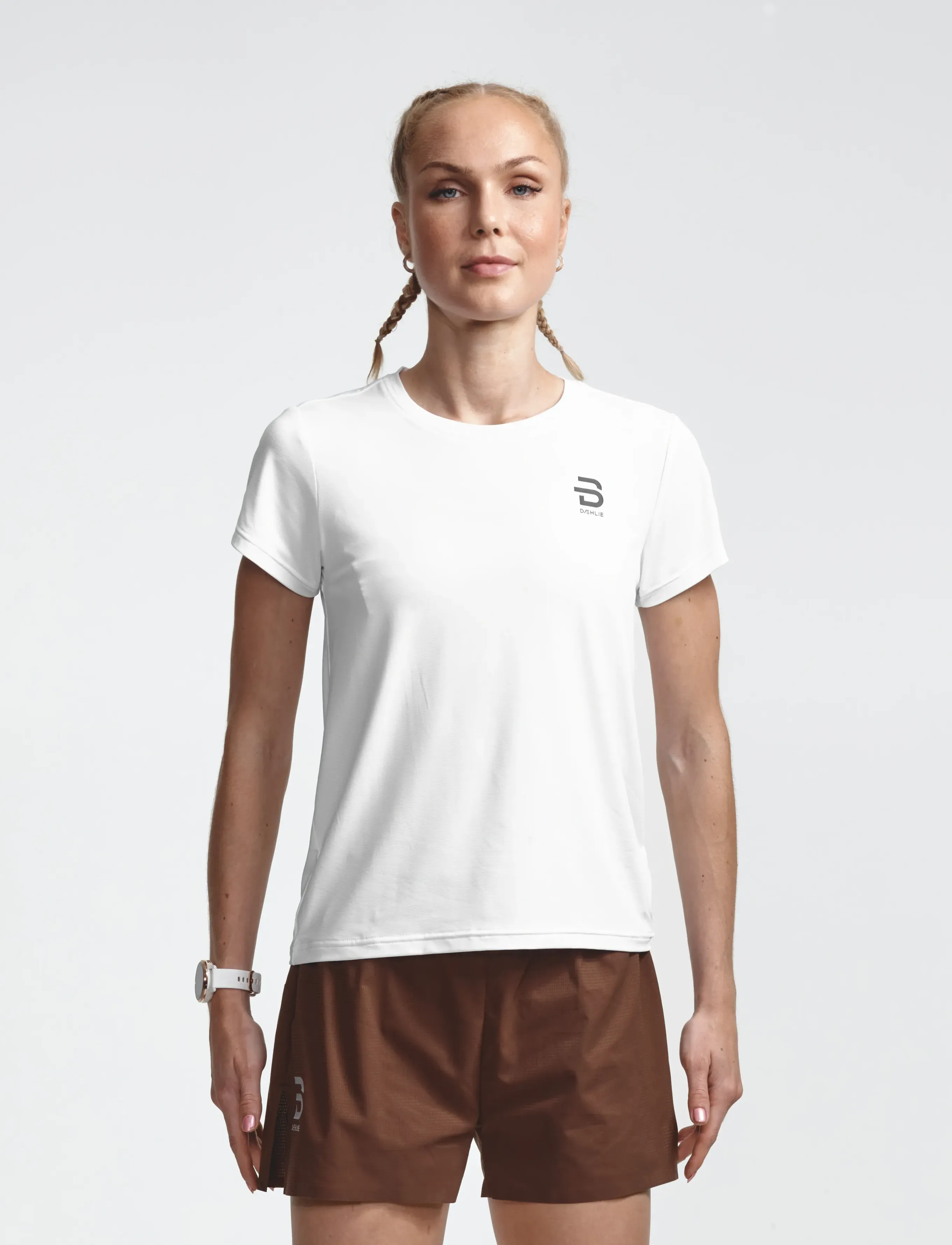 Daehlie T-Shirt Tempo Wmn, XL, White, Sports Overdele & T-shirts > Sport T-shirts, Dame