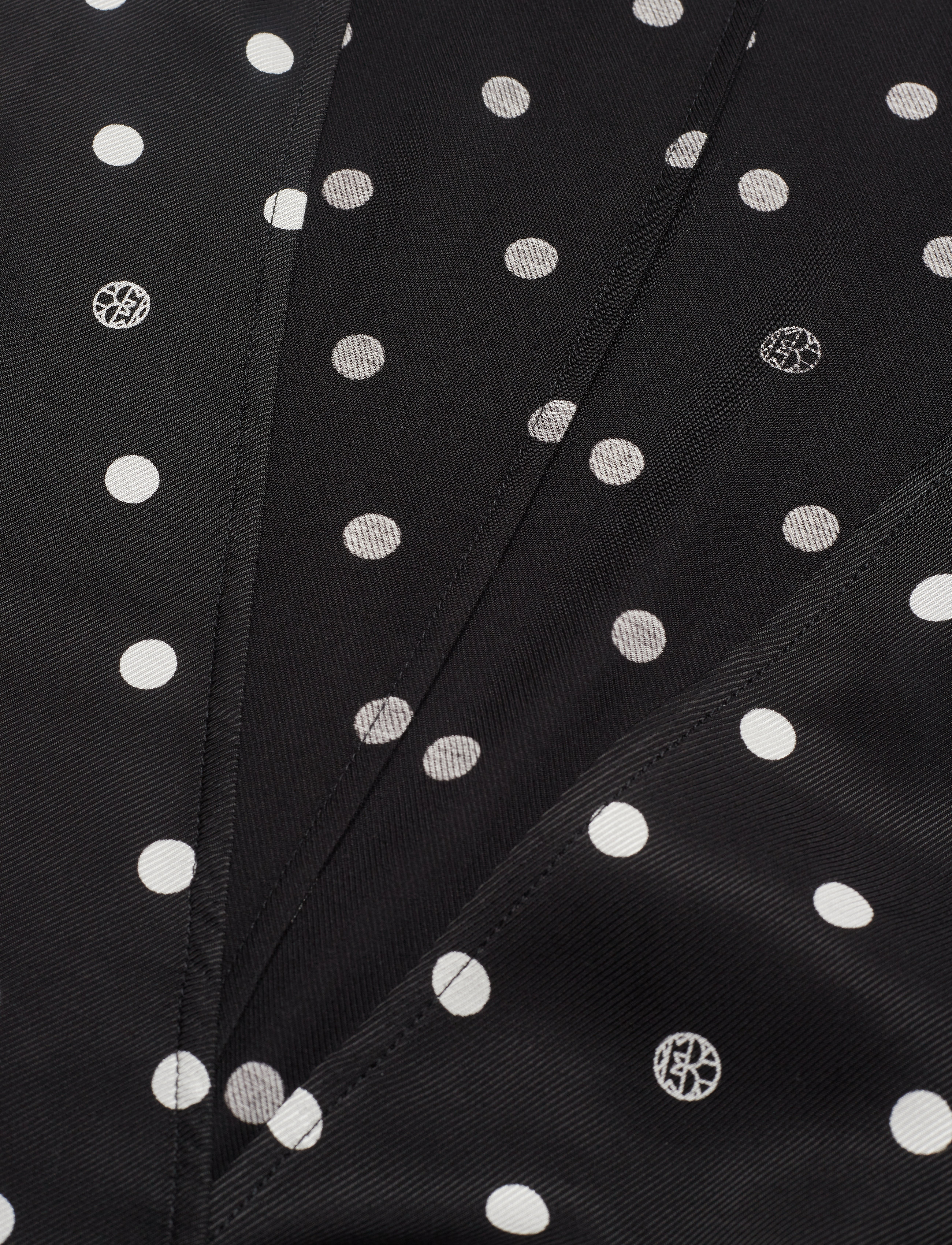 House Of Dagmar - Alanis - black + off white dot - 2