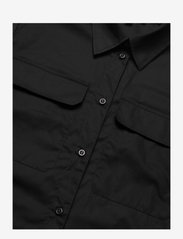 House Of Dagmar - Simone poplin - long-sleeved shirts - black - 2