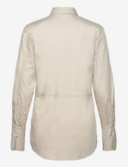 House Of Dagmar - Simone poplin - marškiniai ilgomis rankovėmis - stone - 1