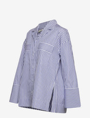 House Of Dagmar - Dagne Stripe - marškiniai ilgomis rankovėmis - blue stripe - 2