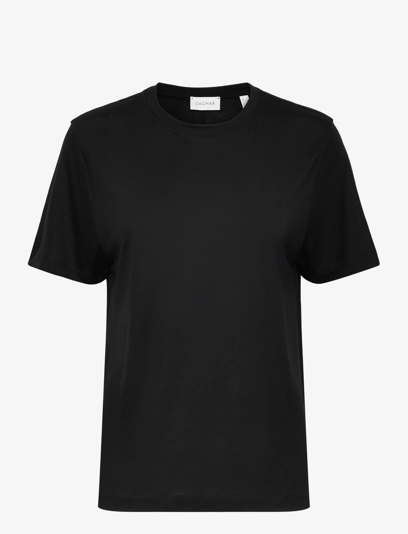 House Of Dagmar - Claudia T-shirt - t-shirt & tops - black - 0