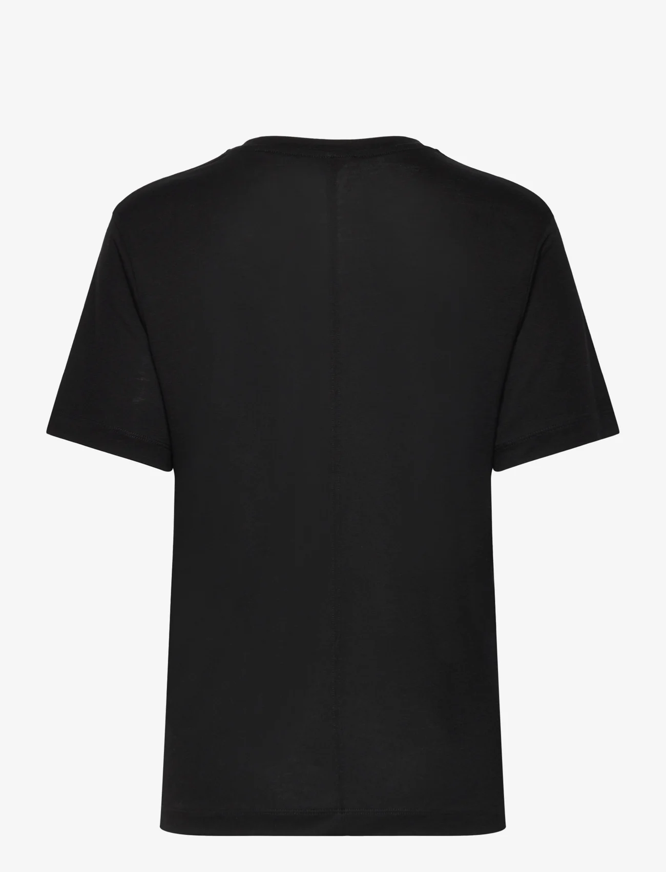 House Of Dagmar - Claudia T-shirt - t-shirt & tops - black - 1