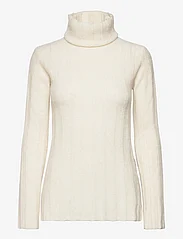 House Of Dagmar - MARCEL SWEATER - megztiniai su aukšta apykakle - white - 0