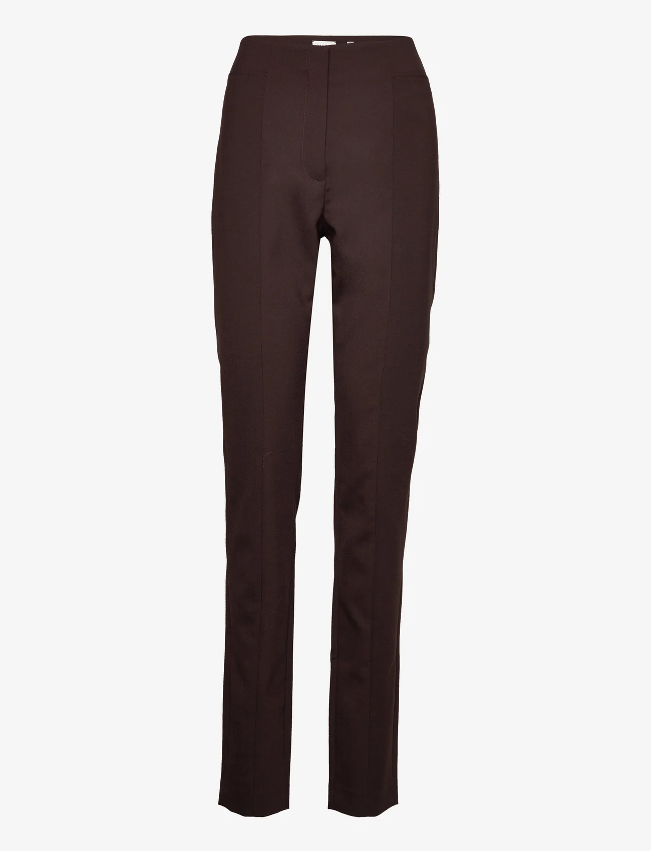 House Of Dagmar - Romy BOTTOMS - tailored trousers - chocolate - 0