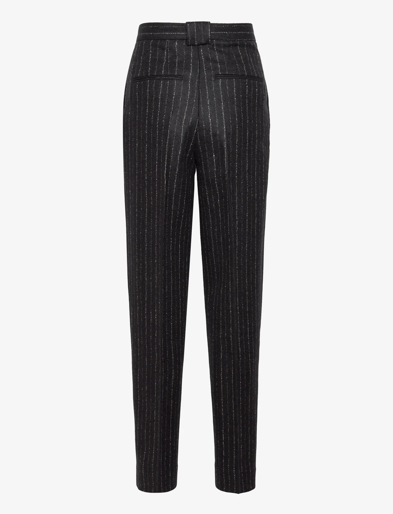 House Of Dagmar - Valerie BOTTOMS - straight leg trousers - black pinstripe - 1