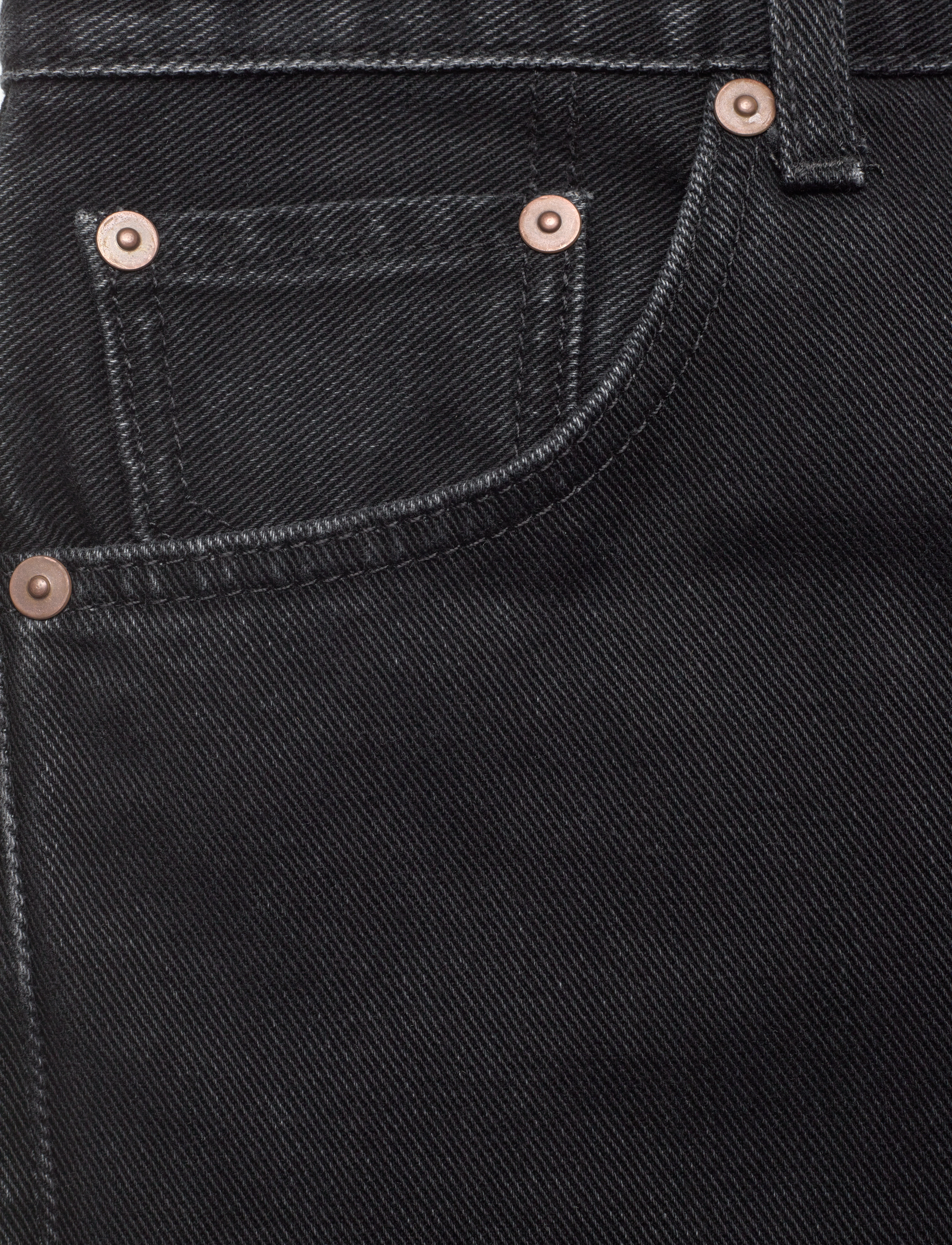 House Of Dagmar - Adele Denim - straight jeans - washed black - 2