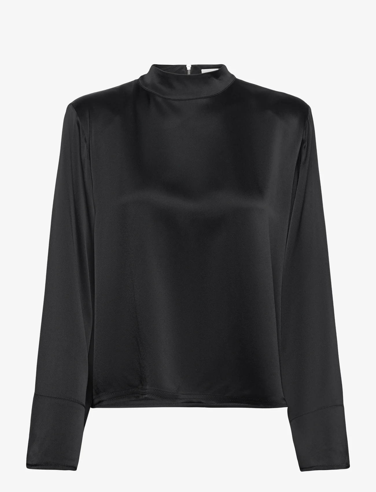 House Of Dagmar - LINA TOP - long-sleeved blouses - black - 0