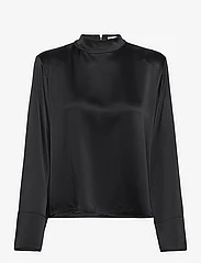 House Of Dagmar - LINA TOP - long-sleeved blouses - black - 0
