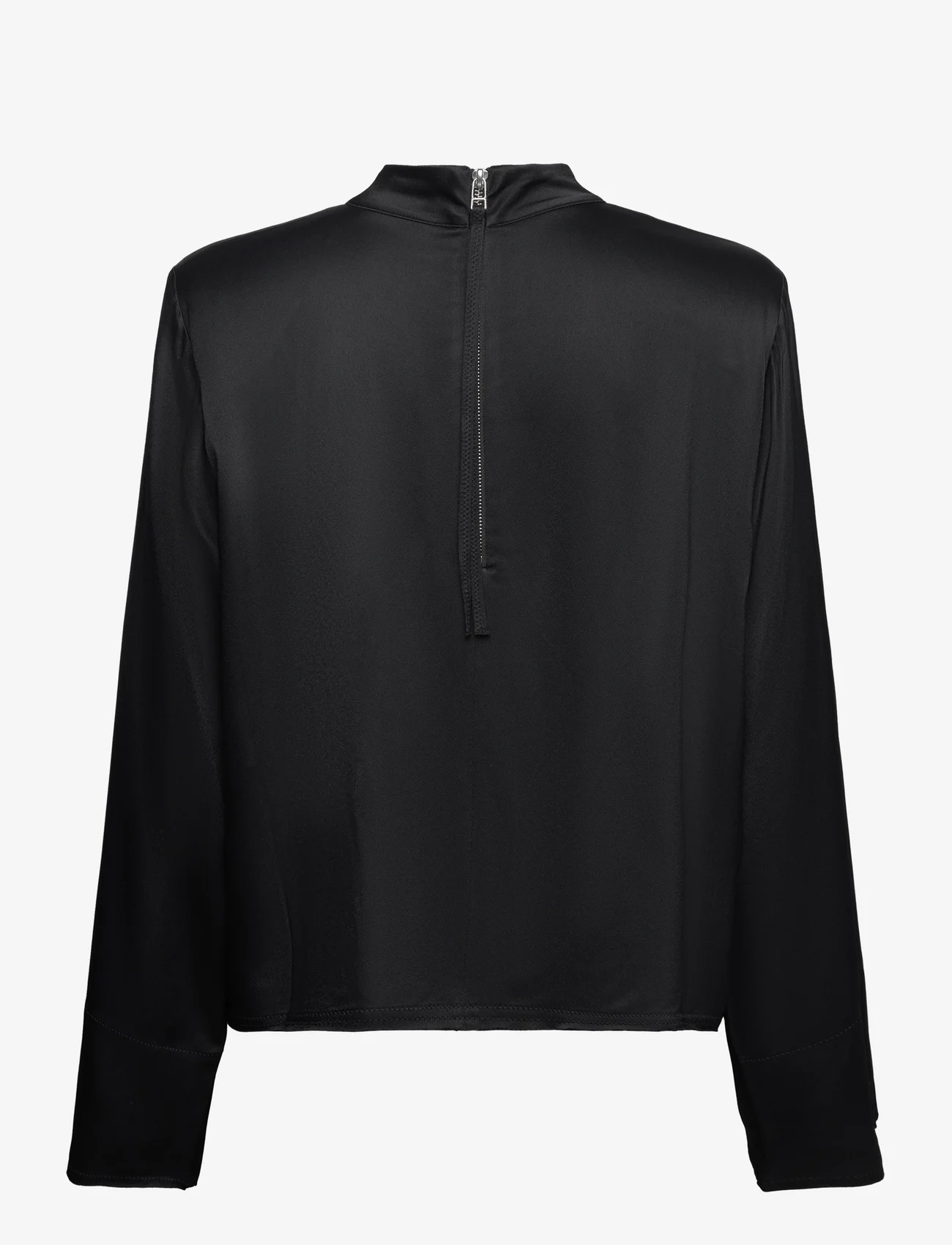 House Of Dagmar - LINA TOP - long-sleeved blouses - black - 1