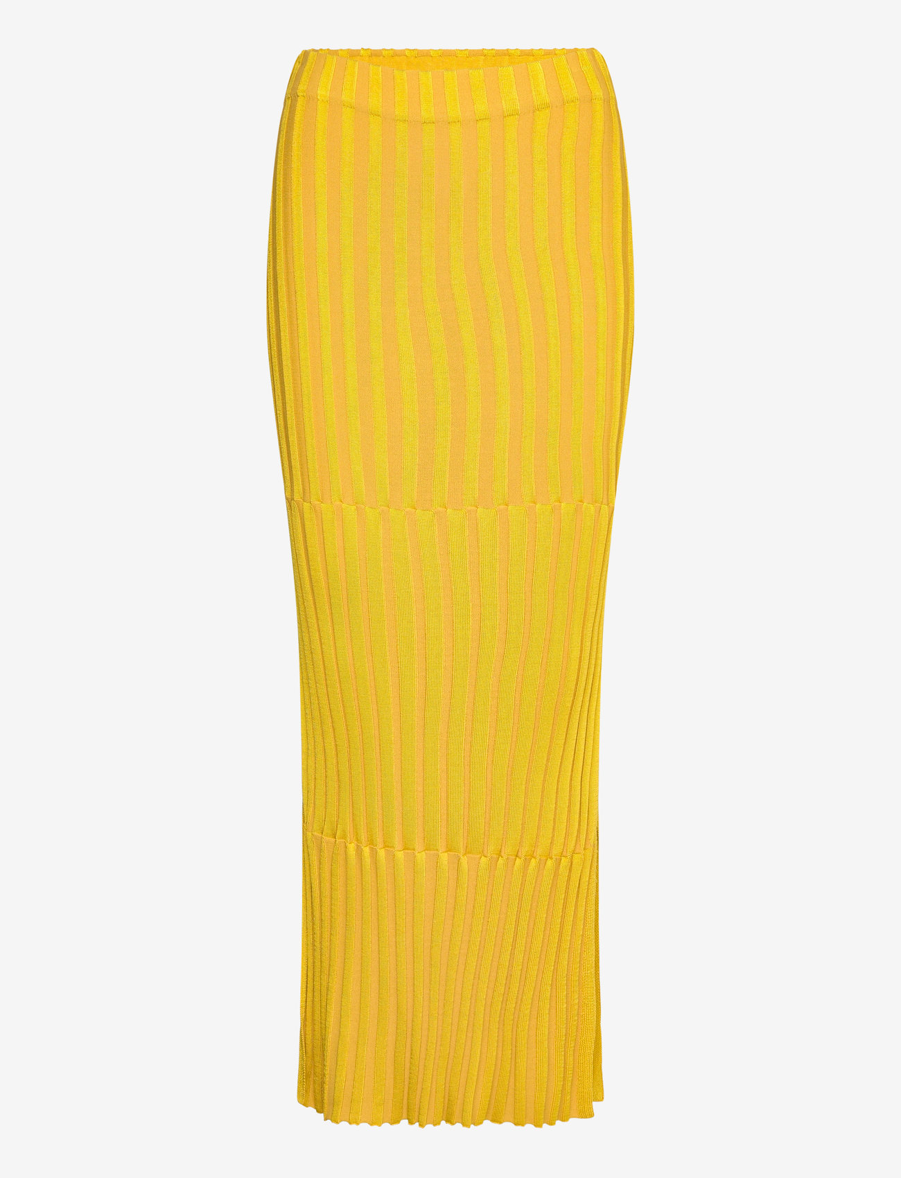 House Of Dagmar - Striped rib skirt - saffron - 0