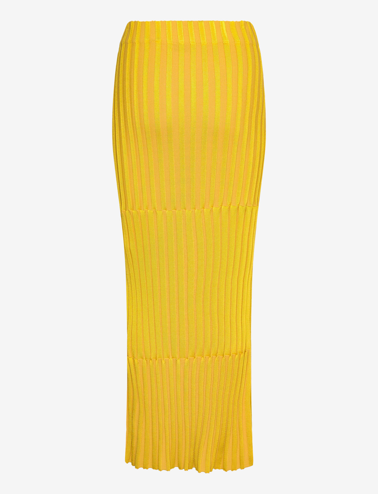 House Of Dagmar - Striped rib skirt - saffron - 1