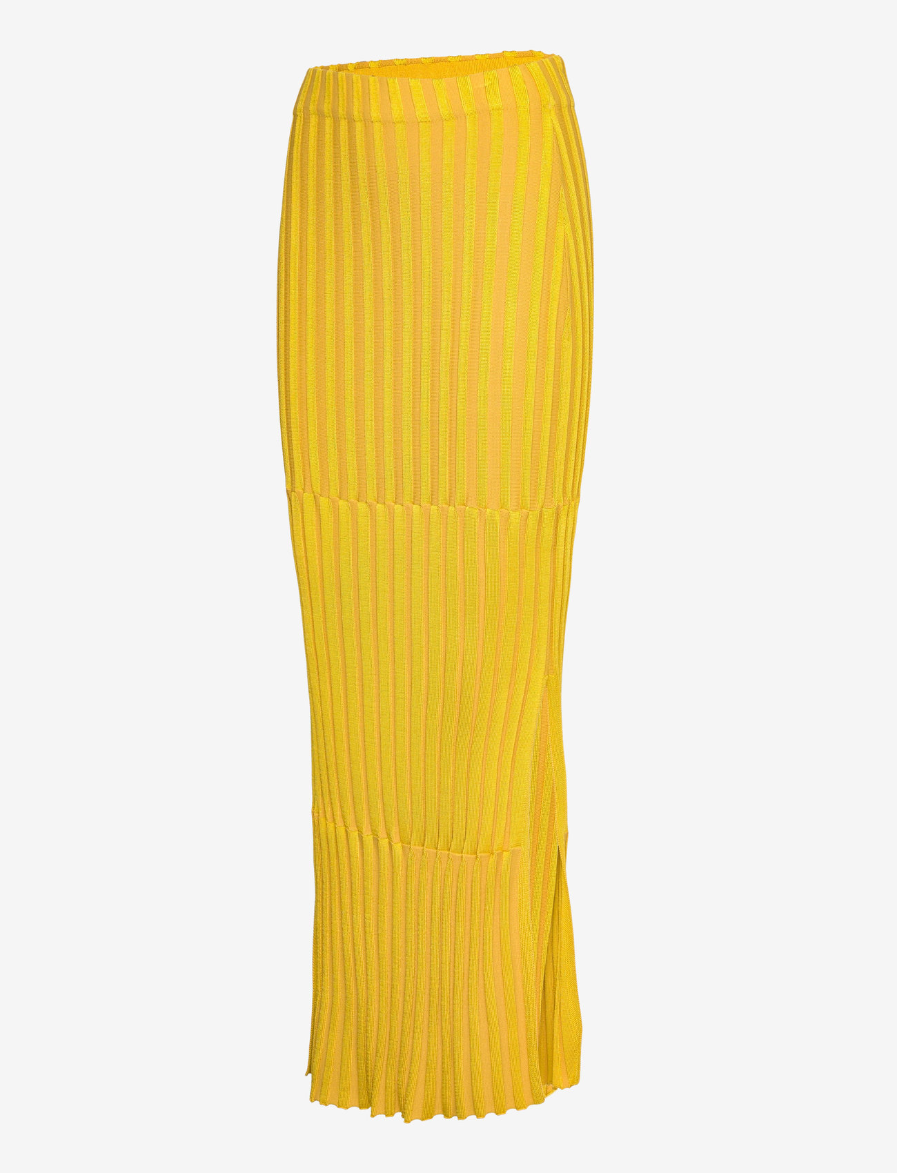 House Of Dagmar - Striped rib skirt - saffron - 2