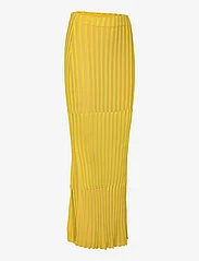 House Of Dagmar - Striped rib skirt - strikkede skjørt - saffron - 3