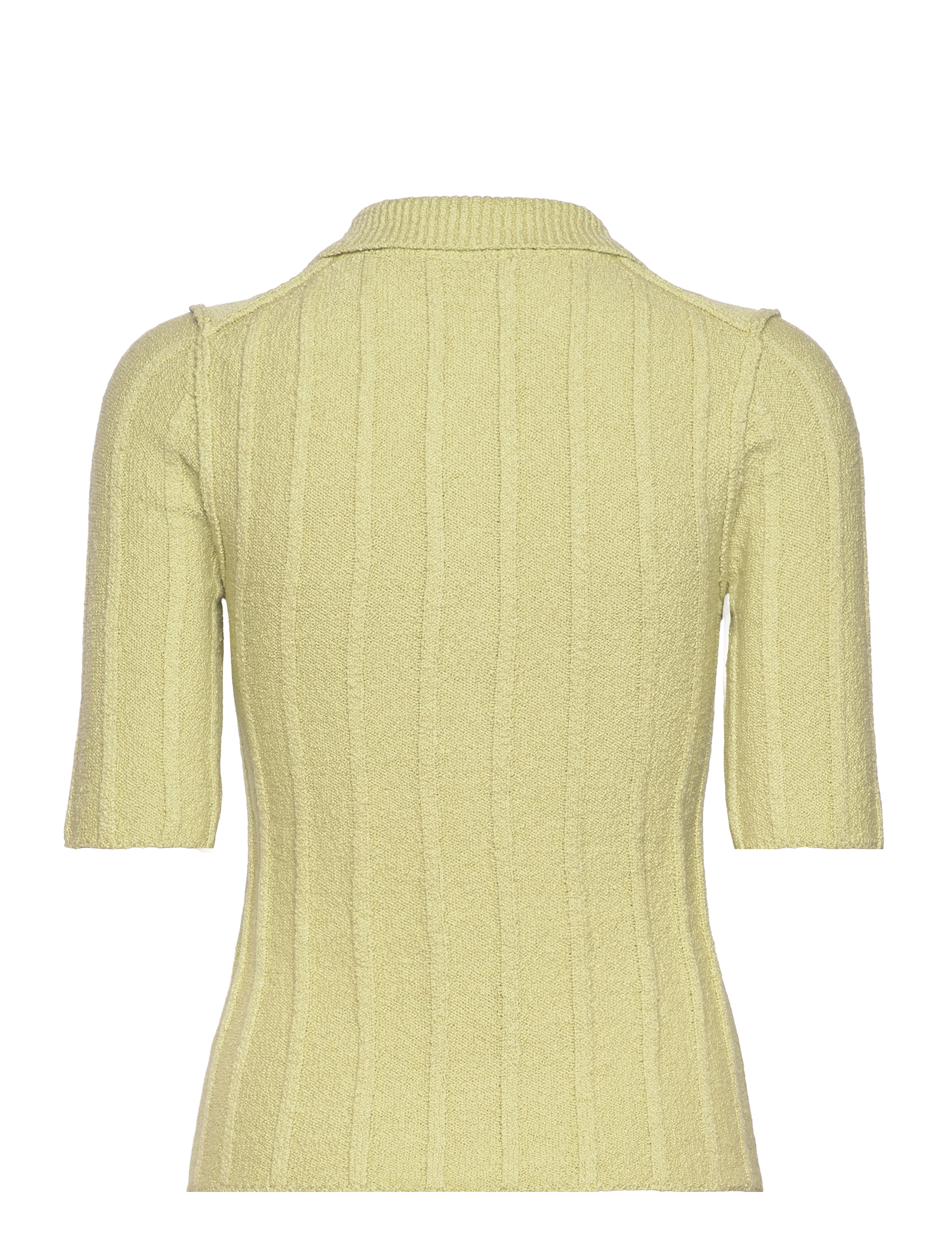 House Of Dagmar - Wide rib top - pistachio green - 1