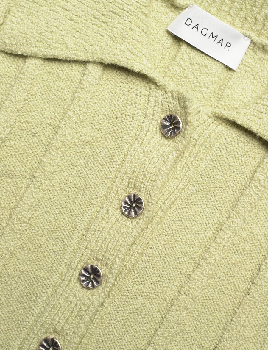 House Of Dagmar - Wide rib top - pistachio green - 2