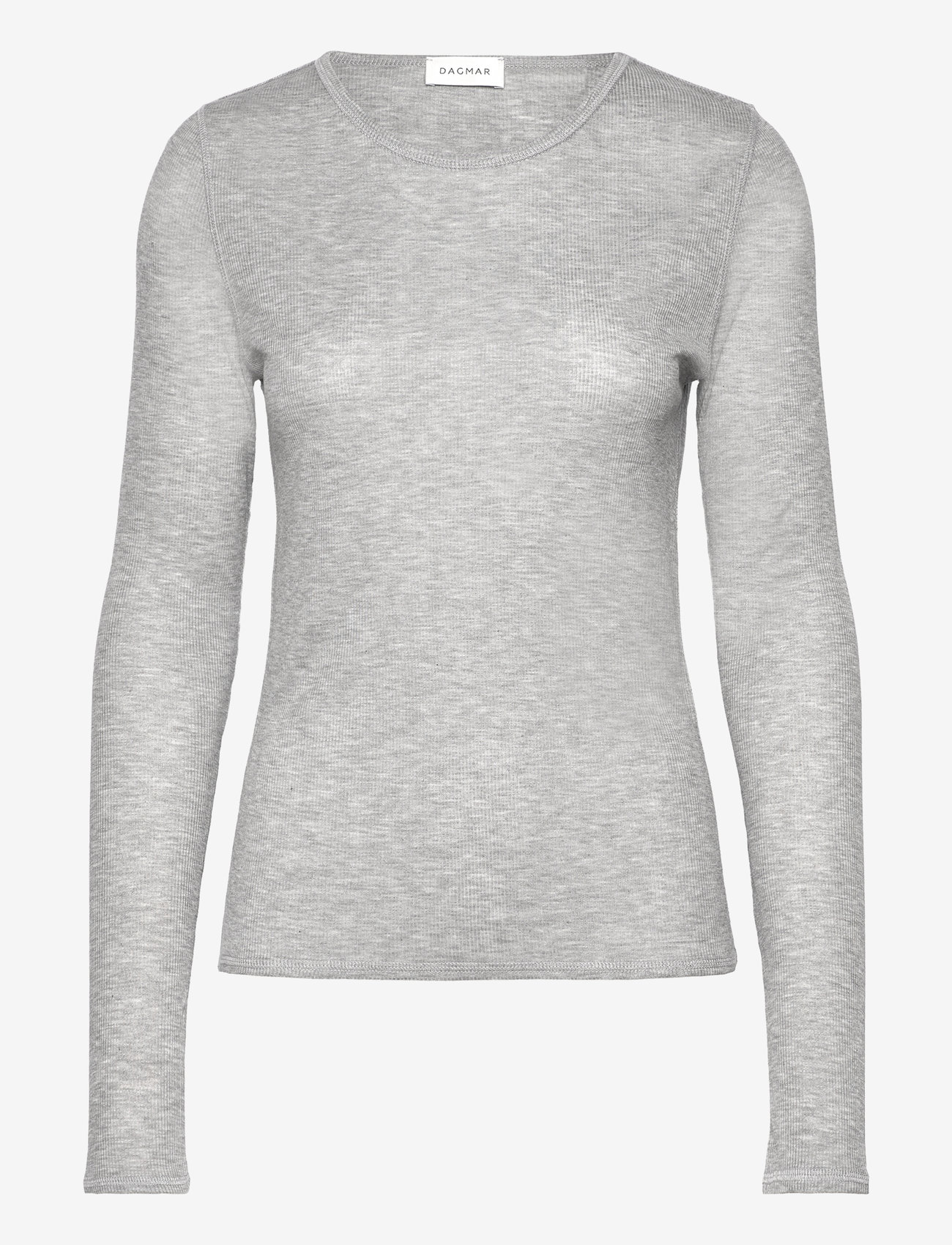 House Of Dagmar - Lyocell long sleeve - grey melange - 0