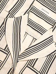 House Of Dagmar - Striped pyjama shirt - Överdelar - ivory/black - 6
